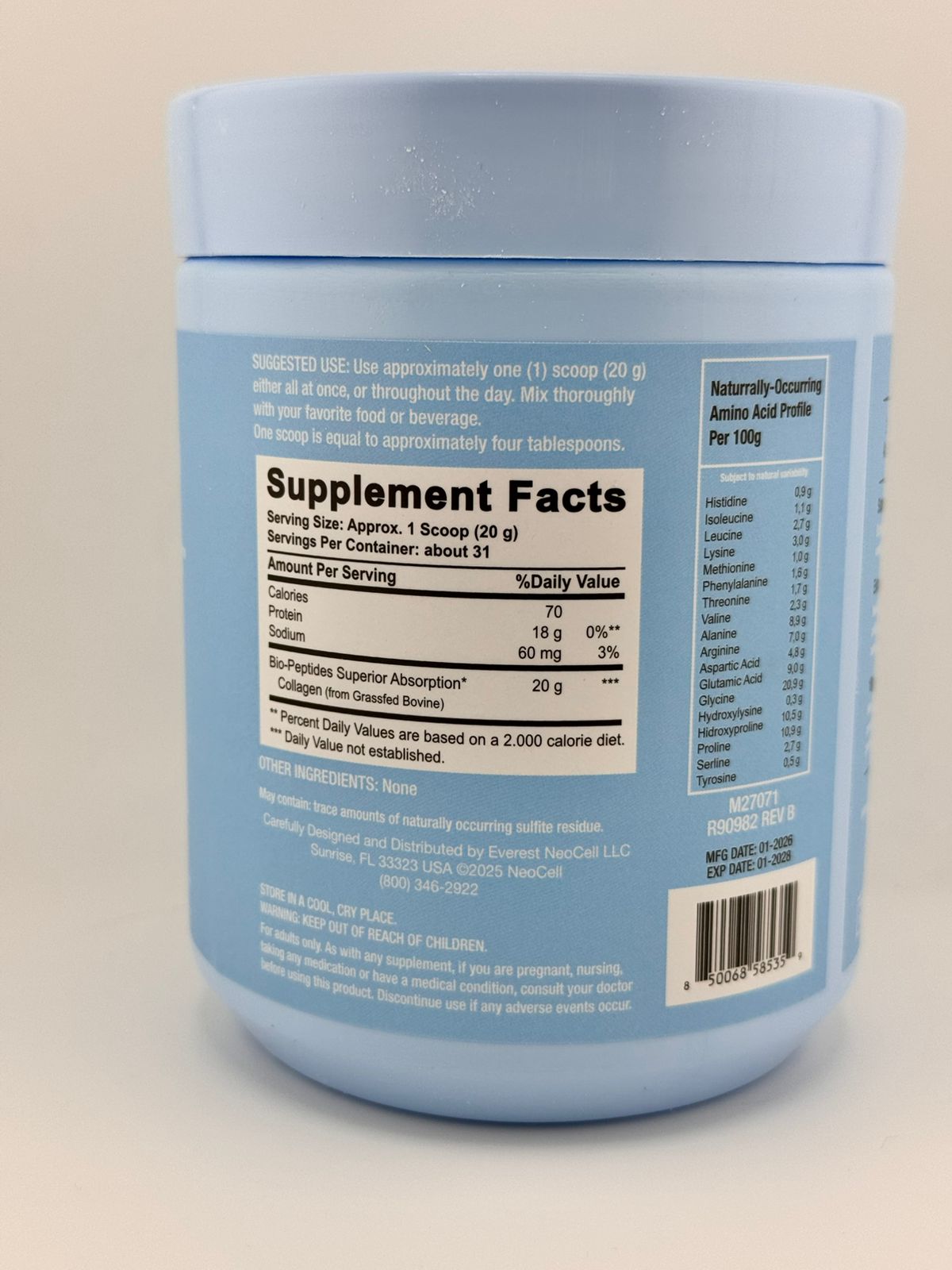 Collagen Biopeptides 567g